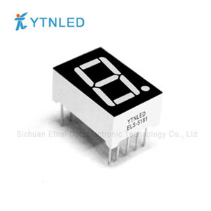 0.56英寸1位数码管共阴共阳红橙黄绿翠绿蓝白色ELS-5161AS,BS,AG,BG,AO,BO,AY,BY,AGG,BGG