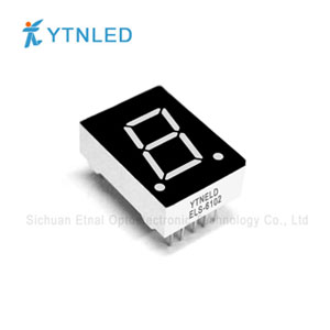 0.6英寸1位数码管共阴共阳红橙黄绿翠绿蓝白色ELS-6102AS,BS,AG,BG,AO,BO,AY,BY,AGG,BGG,